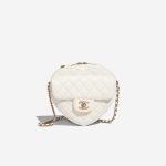 Chanel Timeless Heart Large Lamb White Front | Sell your designer bag