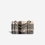 Chanel Timeless Medium Tweed Cream / Black Front | Sell your designer bag