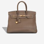 Hermès Birkin 35 Clémence Étoupe Front | Sell your designer bag