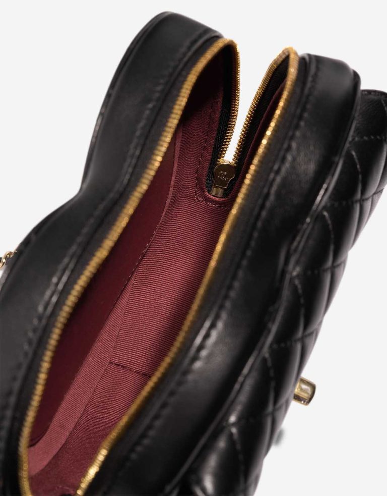 Chanel Timeless Heart Medium Lamb Black Inside | Sell your designer bag