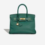 Hermès Birkin 30 Epsom Vert Jade Front | Sell your designer bag