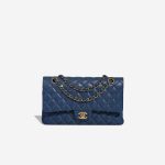 Chanel Timeless Medium Lamb Dark Blue Front | Sell your designer bag