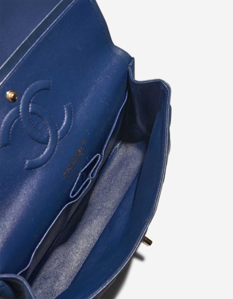 Chanel Timeless Medium Lamb Dark Blue Inside | Sell your designer bag