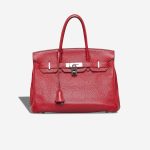 Hermès Birkin 30 Clémence Rouge Garance Front | Sell your designer bag