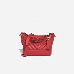 Chanel Gabrielle Small Lamb Red Front | Sell your designer bag