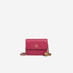 Chanel Timeless Pearl Crush Extra Mini Lamb Pink Front | Sell your designer bag