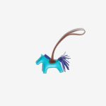 Hermès Rodeo PM Milo Lamb Paon / Alezan / Bleu France Front | Sell your designer bag