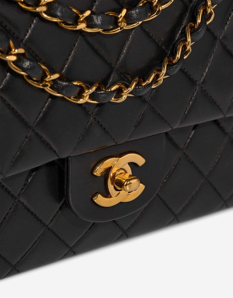 Chanel Timeless Medium Lamb Black Closing System | Sell your designer bag