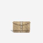 Chanel Wallet On Chain Python Beige / Gold Front | Sell your designer bag