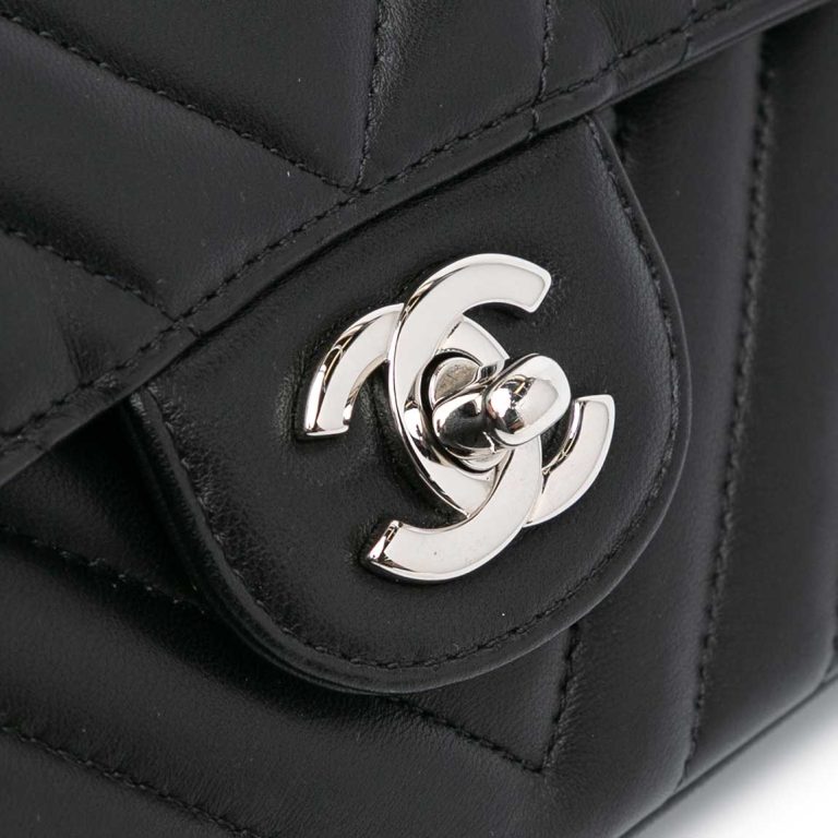 Chanel Timeless Medium Lamb Black Closing System | Sell your designer bag