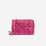 Chanel Flap Bag Small Wool Pink Front | Sell your designer bag