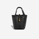 Hermès Picotin 18 Taurillon Clémence Black Front | Sell your designer bag