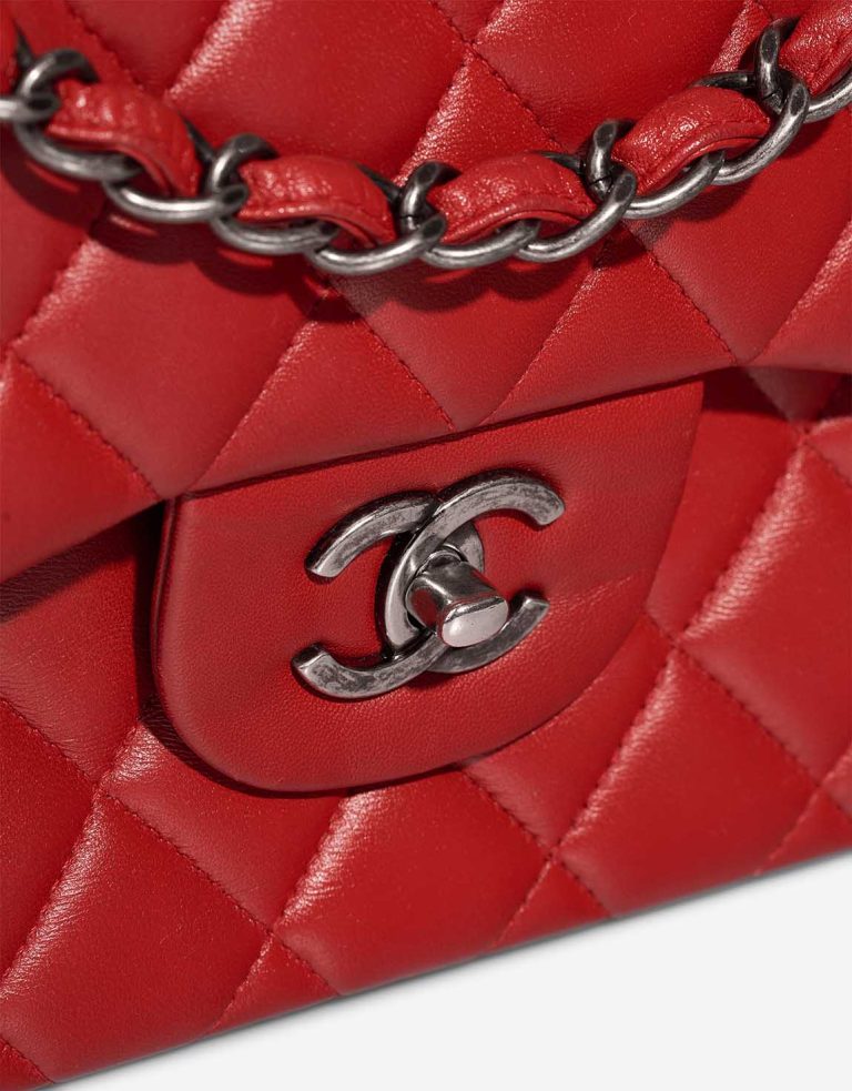 Chanel Timeless Jumbo Lamb Red Closing System | Vendez votre sac de créateur