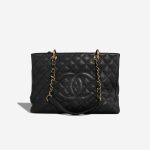 Chanel Shopping Tote GST Caviar Black Front | Sell your designer bag