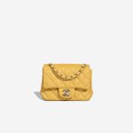 Chanel Timeless Mini Square Caviar Yellow Front | Sell your designer bag