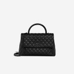 Chanel Timeless Handle Large Caviar So Black Front | Sell your designer bag