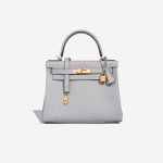 Hermès Kelly 28 Evercolor Bleu Glacier Front | Sell your designer bag