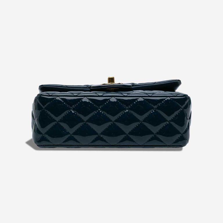 Chanel Timeless Mini Rectangular Patent Dark Blue | Sell your designer bag