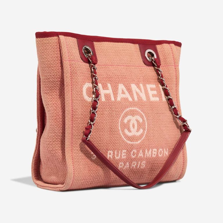 Chanel Deauville Small Canvas Pink / Red | Sell your designer bag