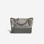 Chanel Gabrielle Medium Tweed Grey Front | Sell your designer bag