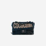 Chanel Timeless Coco Cuba Medium Sequins Dark Blue Front | Sell your designer bag