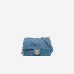 Chanel Mood Flap Bag Mini Rectangular Denim Blue / Multicolour Front | Sell your designer bag