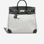 Hermès Haut à Courroies 40 Evercolor / Toile Graphite Front | Sell your designer bag