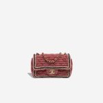 Chanel Timeless  Mini Rectangular Tweed Red / Rose / Black Front | Sell your designer bag
