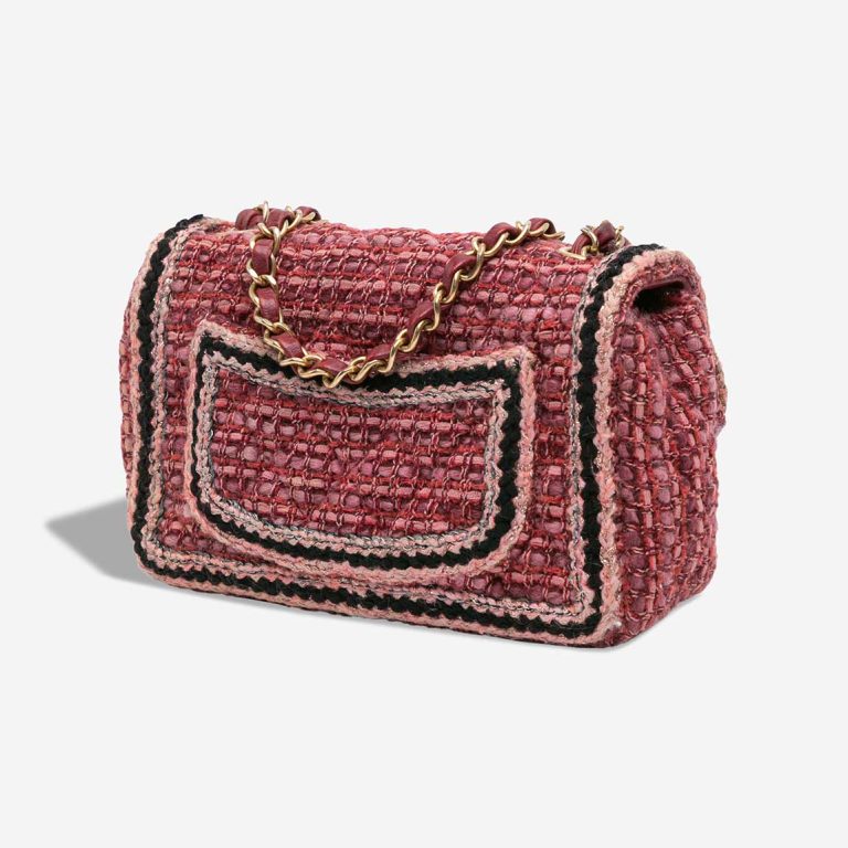 Chanel Timeless  Mini Rectangular Tweed Red / Rose / Black | Sell your designer bag