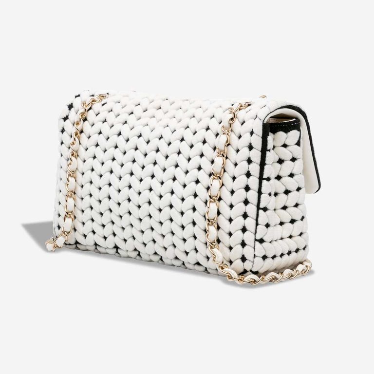Chanel Timeless Medium Calf / Wool White / Black | Sell your designer bag