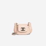 Chanel Accordion Hobo Flap Bag Lamb Pink Front | Sell your designer bag