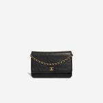 Chanel Timeless Wallet On Chain Lamb Black Front | Sell your designer bag