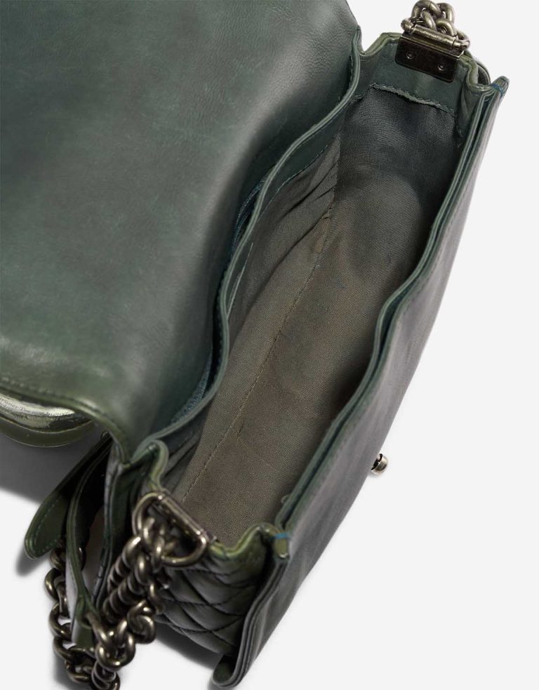 Chanel Boy Medium Lamb Green Inside | Sell your designer bag