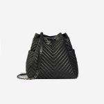 Chanel Bucket Bag Calf Black Front | Sell your designer bag