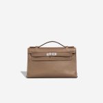 Hermès Kelly Pochette Swift Étoupe Front | Sell your designer bag