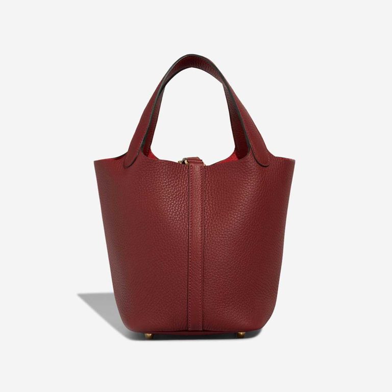 Hermès Picotin 18 Taurillon Clémence Rouge H | Sell your designer bag