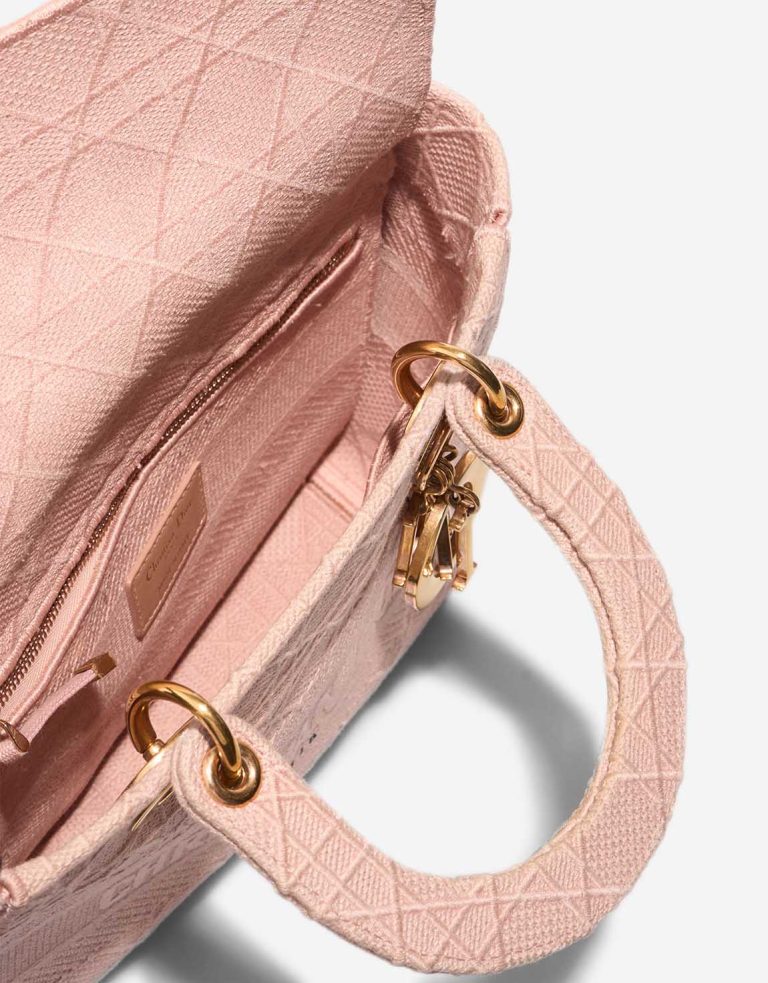 Dior Lady D-Lite Medium Canvas Pink Inside | Sell your designer bag