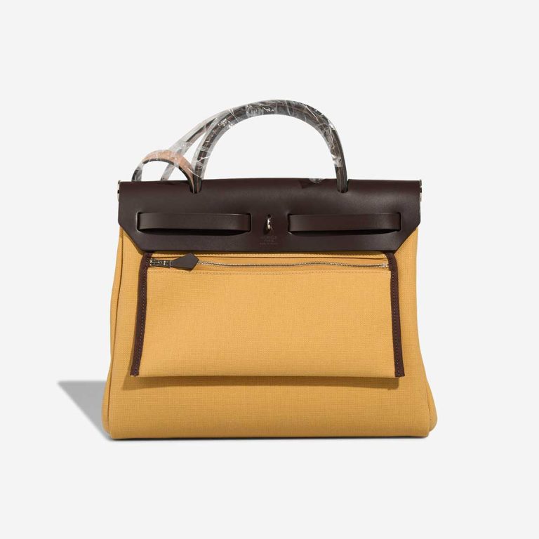 Hermès Herbag 31 Toile / Vache Hunter Ébène / Paille | Sell your designer bag