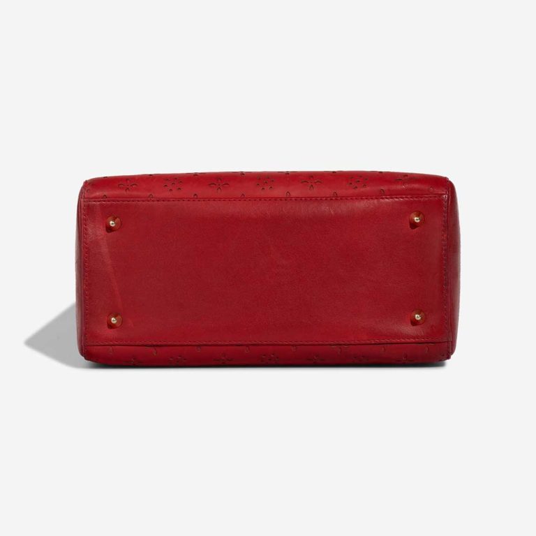 Dior Lady Medium Aged Calf Red | Sell your designer bag