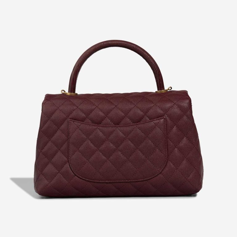 Chanel Timeless Handle Medium Caviar / Lizard Burgundy | Sell your designer bag
