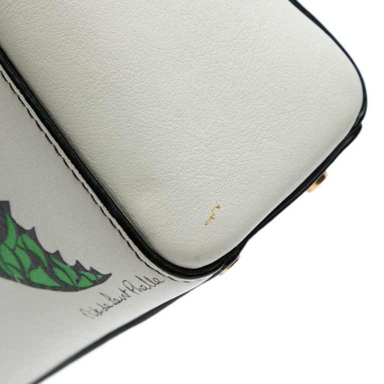 Dior Lady Niki De Saint Phalle Dragon Mini Calf White Signs of wear | Sell your designer bag