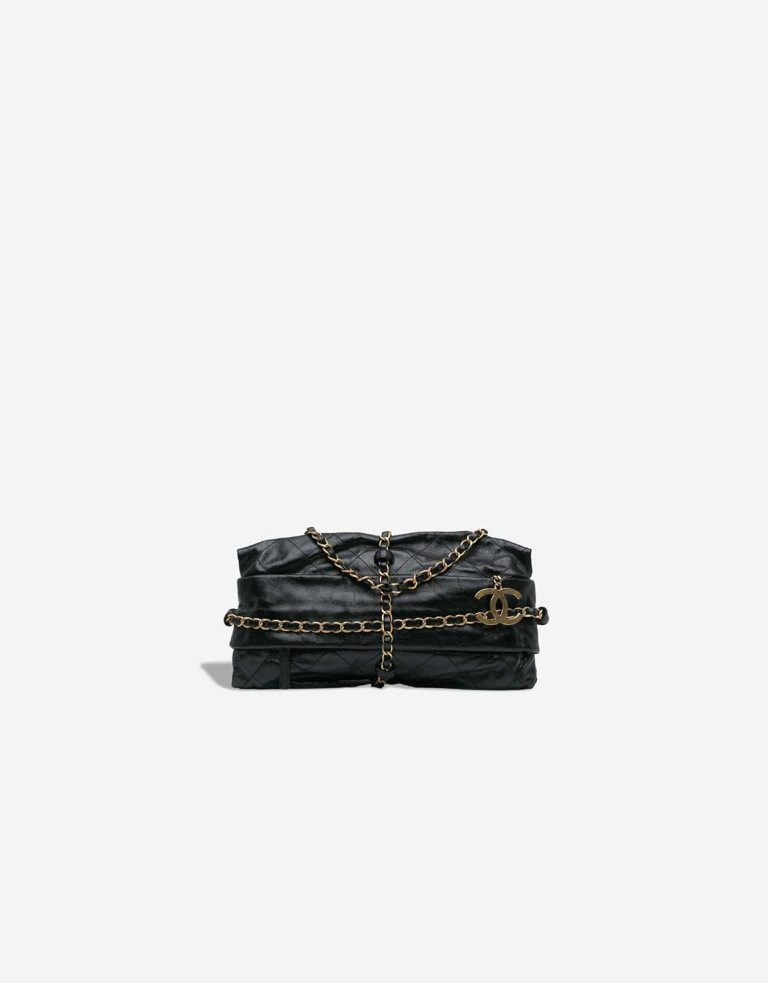 Chanel Baluchon Paris Bombay Calf Black Front | Sell your designer bag