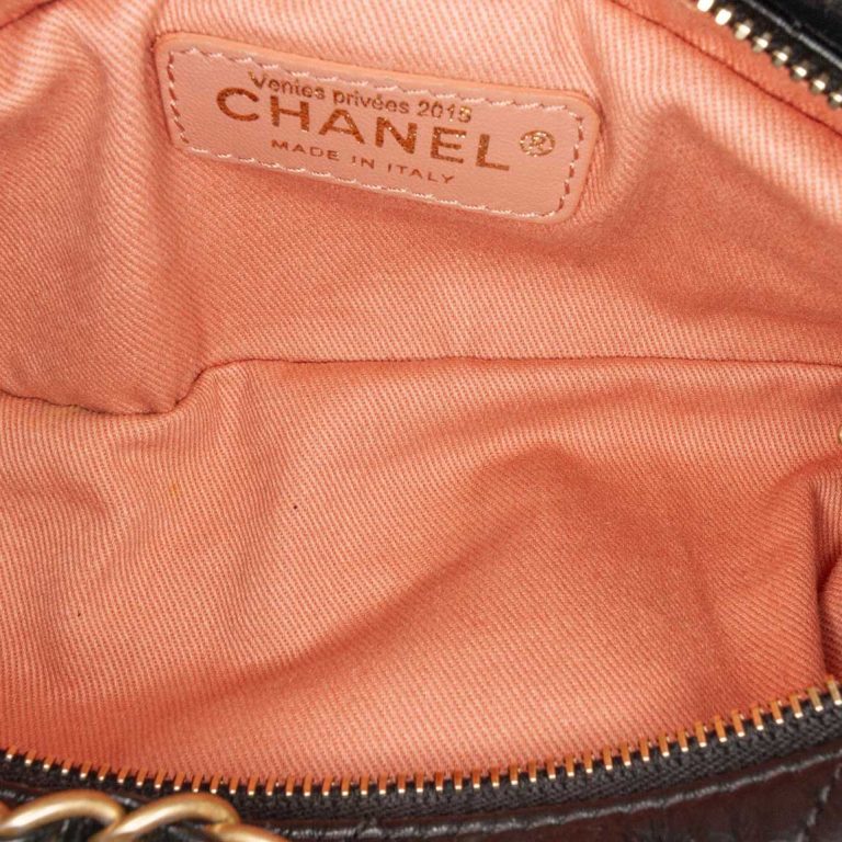 Chanel Baluchon Paris Bombay Calf Black Logo | Sell your designer bag