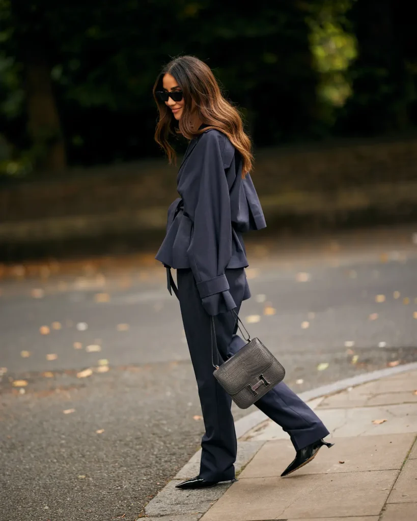Tamara Kalinic with an Hermès Constance Alligator bag from SACLÀB 