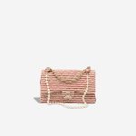 Chanel Timeless Coco Sailor Medium Silk / Canvas Red / White Front | Sell your designer bag