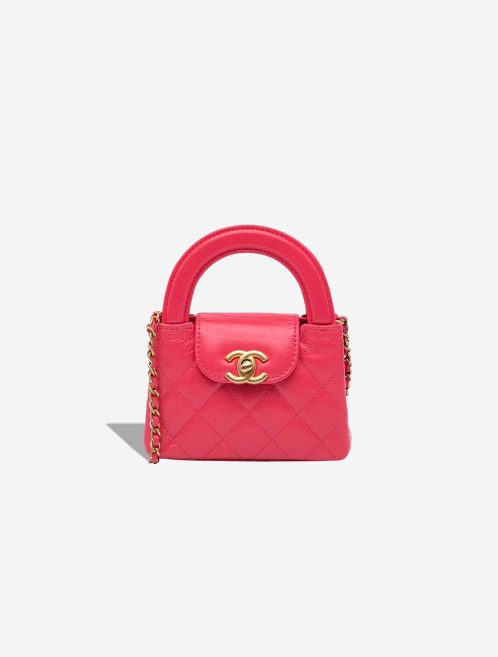 Chanel Kelly Micro Crinkled Calf Pink Front | Sell your designer bag