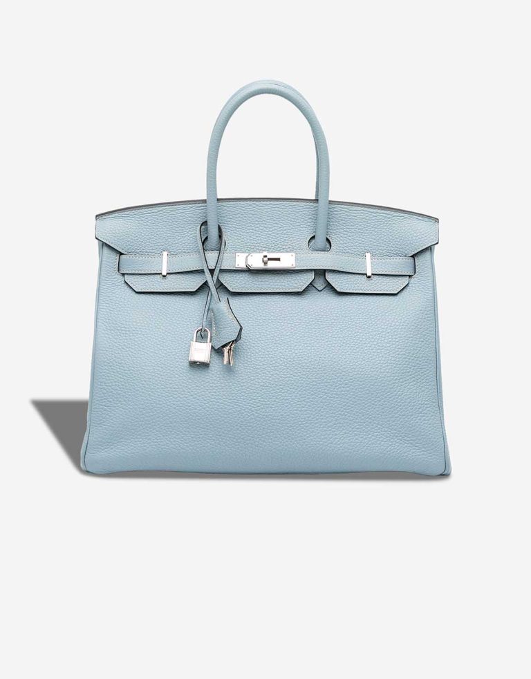 Hermès Birkin 35 Togo Bleu Lin Front | Sell your designer bag