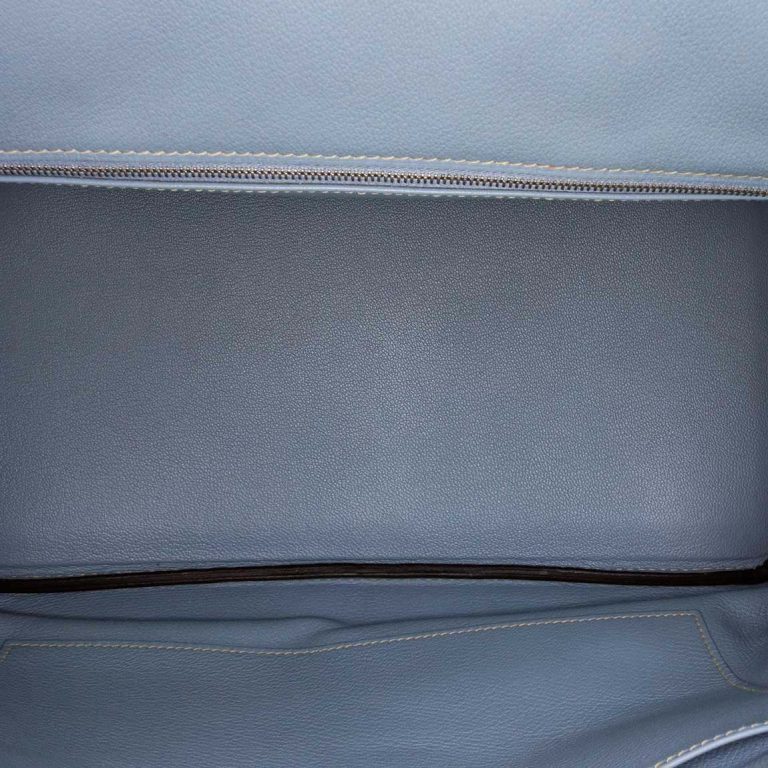 Hermès Birkin 35 Togo Bleu Lin Front | Sell your designer bag