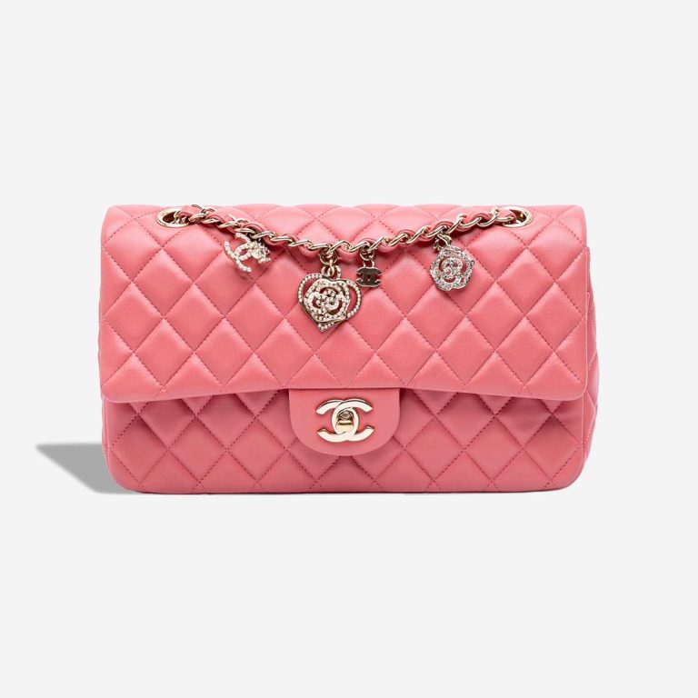 Chanel Timeless Medium Lamb Pink Front | Sell your designer bag