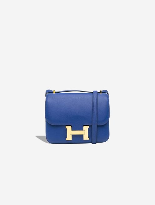 Hermès Constance 18 Swift Bleu Électrique Front | Sell your designer bag